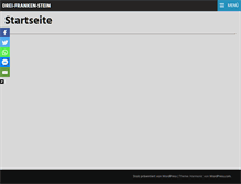 Tablet Screenshot of dreifrankenstein.de